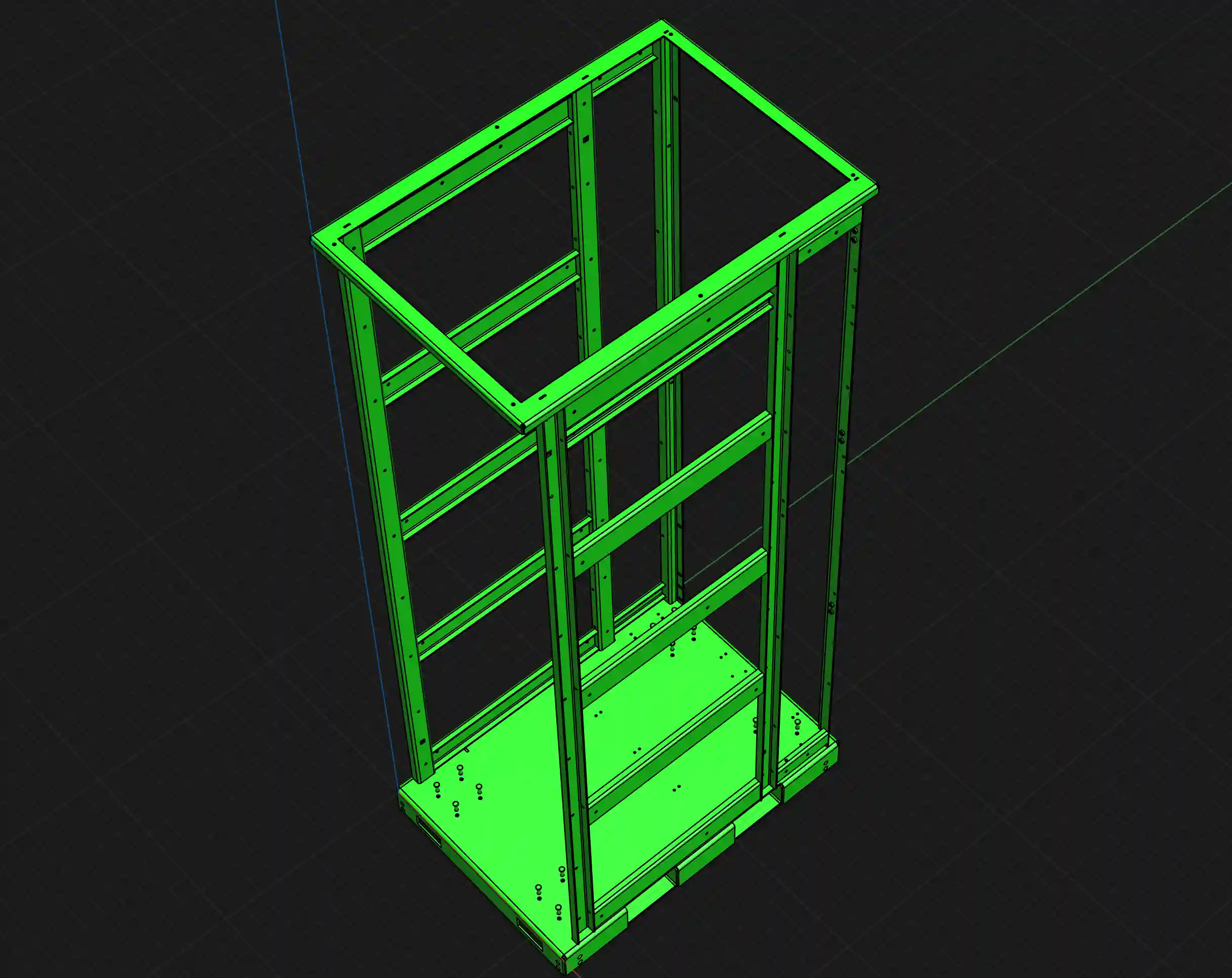 Engineer working on CAD software designing precision metal parts on dual monitor workstation